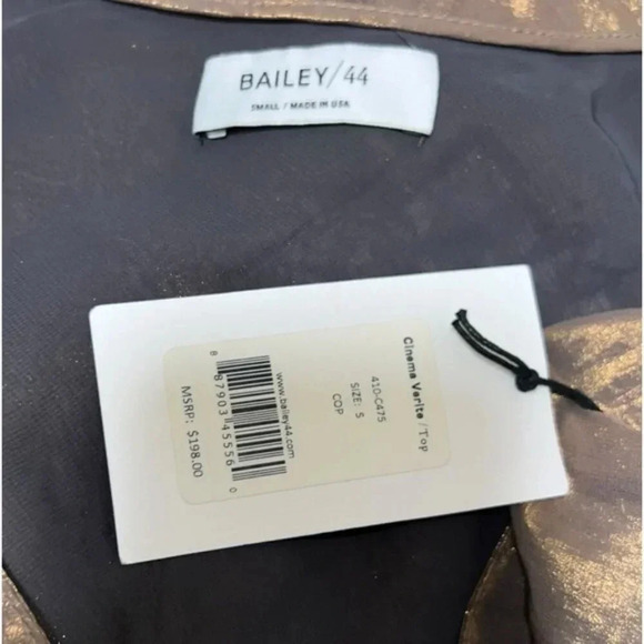 Bailey 44 Cinema Verite Top in Copper Small - Picture 3 of 9